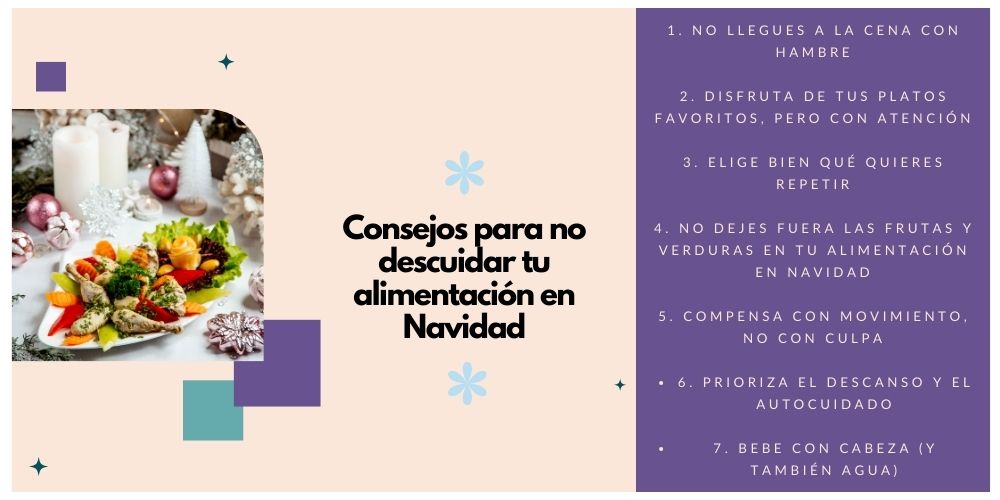 alimentación en Navidad